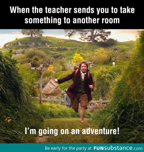 My moment of adventure in school