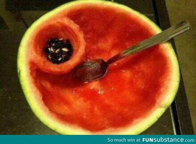 Eating watermelons the right way