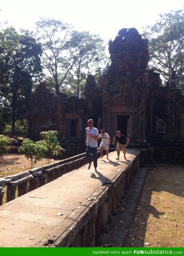 Real life Temple Run