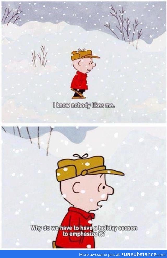 Charlie Brown speaks the truth