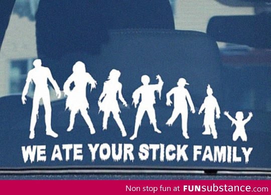 Zombie stick family