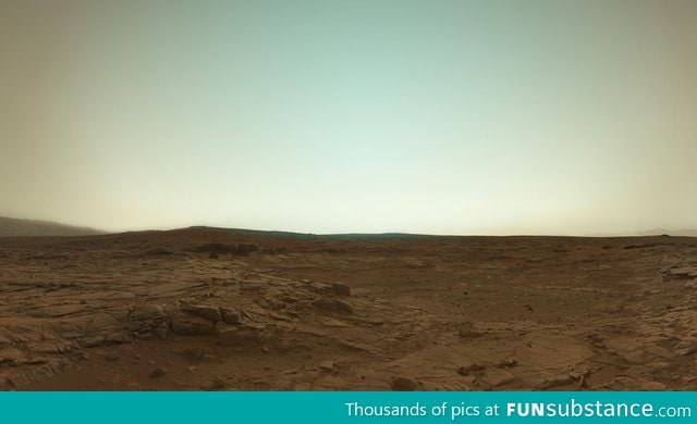 Picture of Mars taken from Curiosity