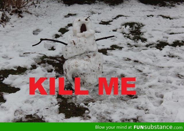 Why four year olds should not be allowed to build snowmen