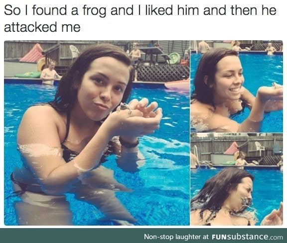 Frog revenge