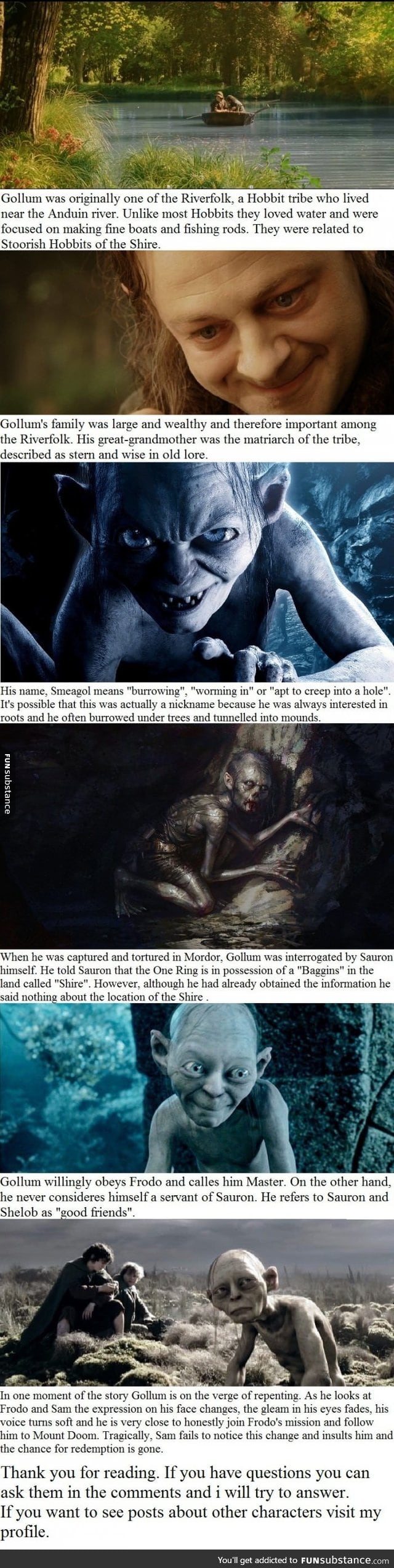 6 Gollum facts you may not have known