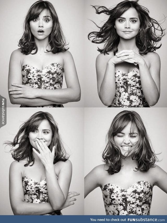Could Jenna-Louise Coleman be any cuter?