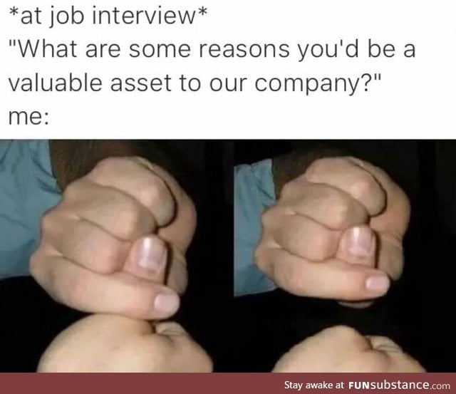 At job interview