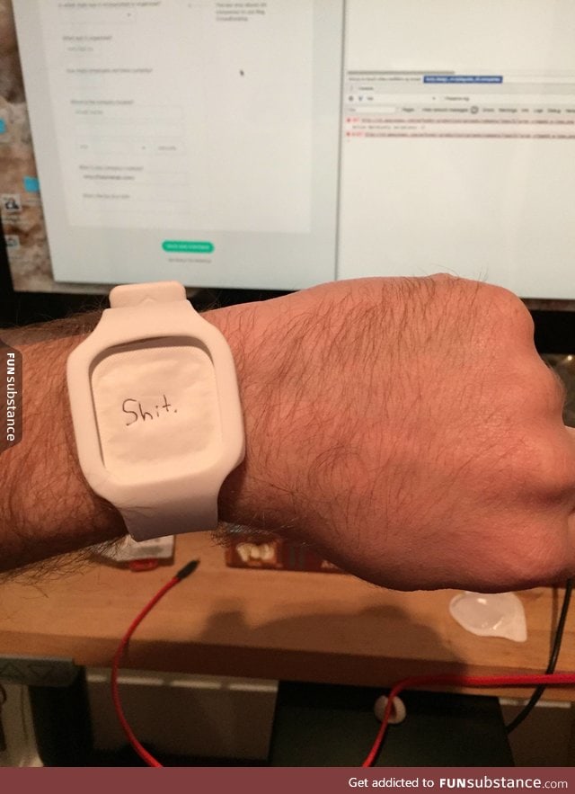 A watch to keep track of deadlines