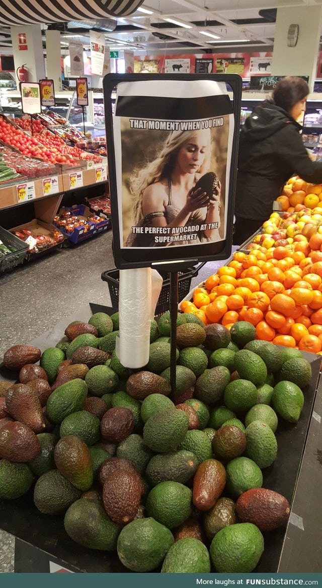 Meanwhile at the supermarket