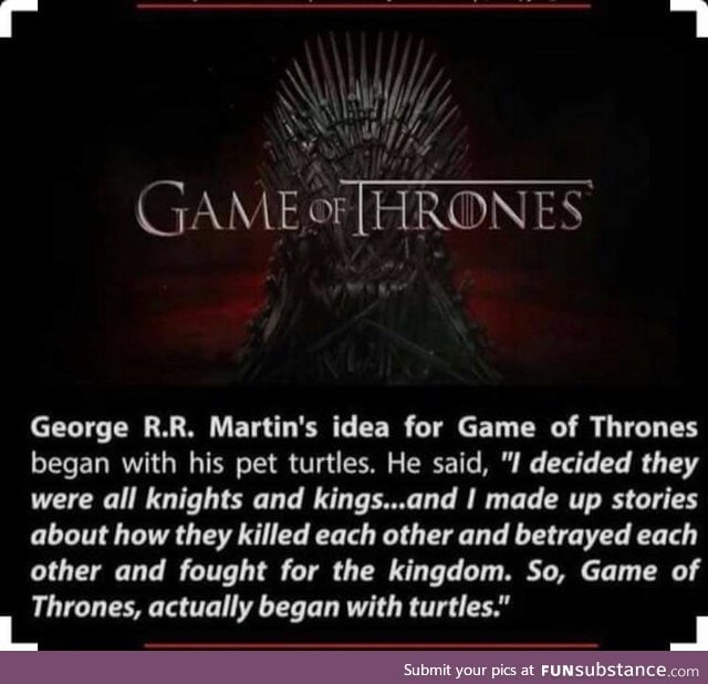 This needs it's own series right now. "Game of Shells"