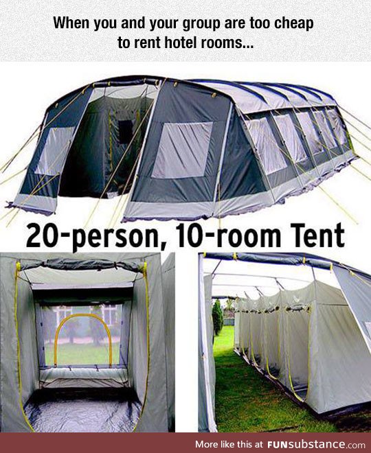 Would actually be awesome to stay in one of these with friends