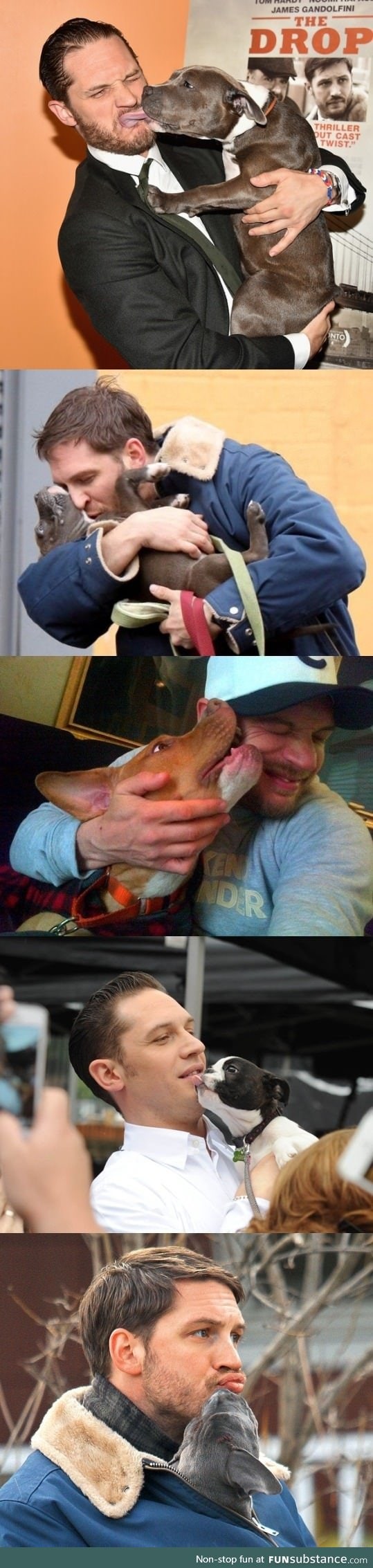 Tom Hardy loves every dog