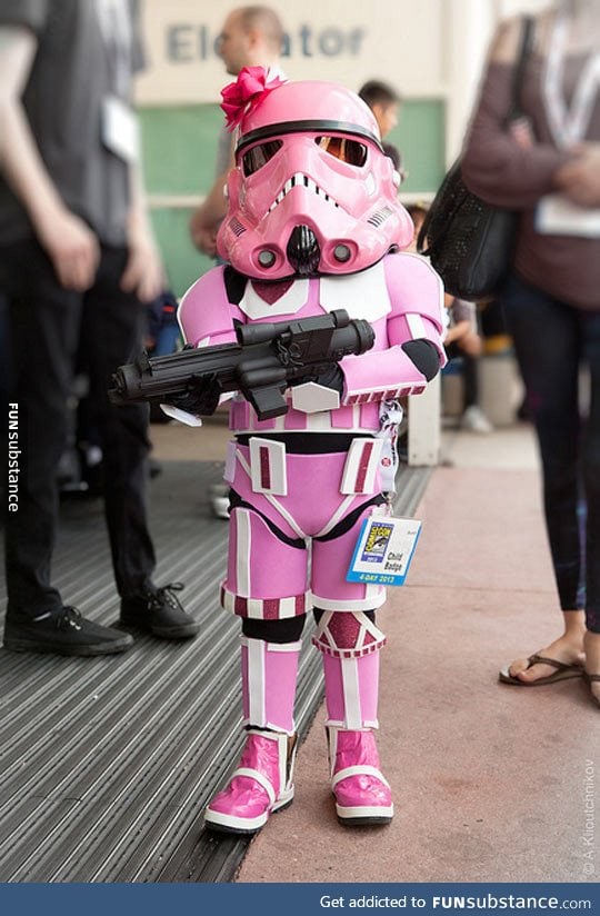 Little pink stormtrooper