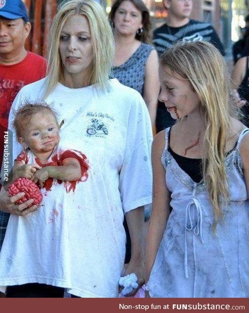 You're never too young to be a zombie