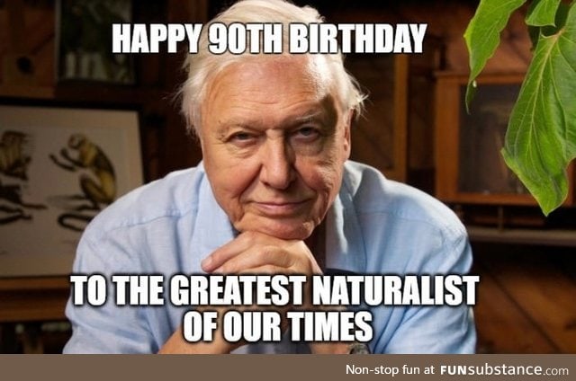 Sir David Attenborough, the man who showed us the world we lived in since 60 years ago