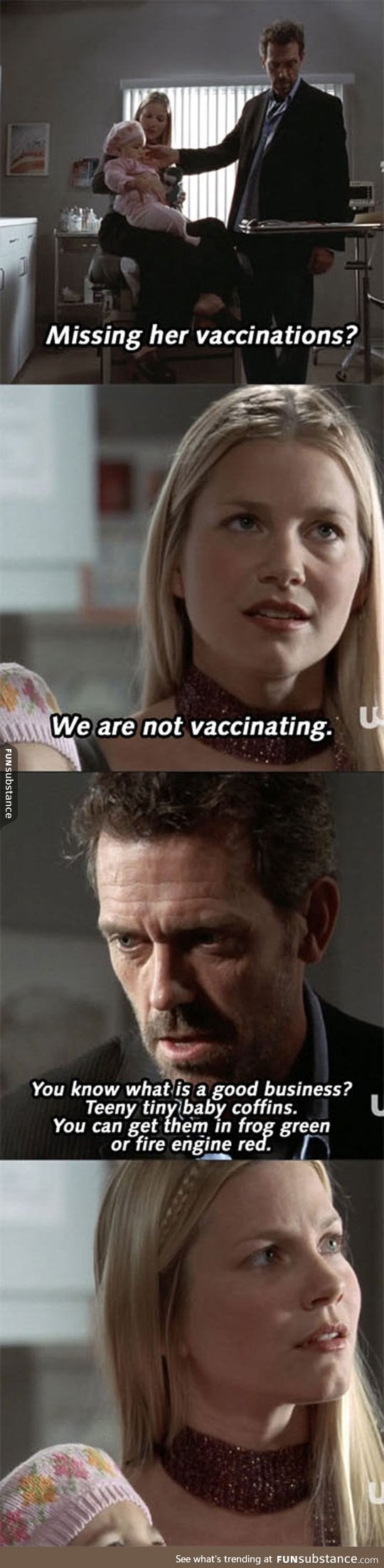 We are not vaccinating