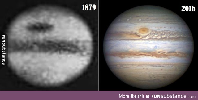 Jupiter in 1879 and 2016