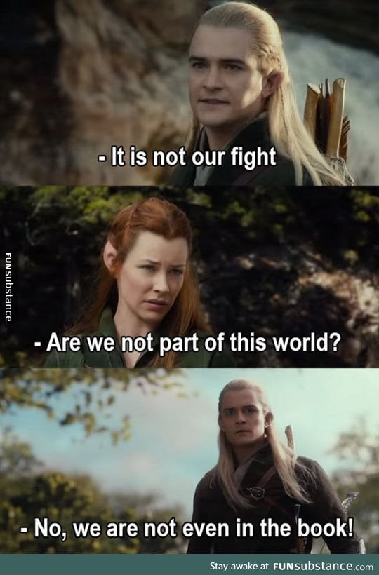 Thanks for finally saying it, legolas