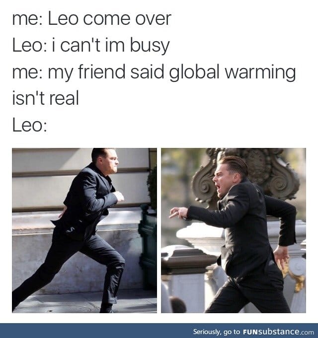 Global warming and Leo
