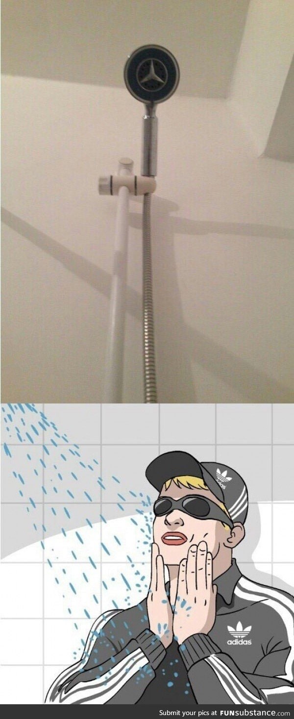 When you find out your shower head had a logo (SLAV EDITION)