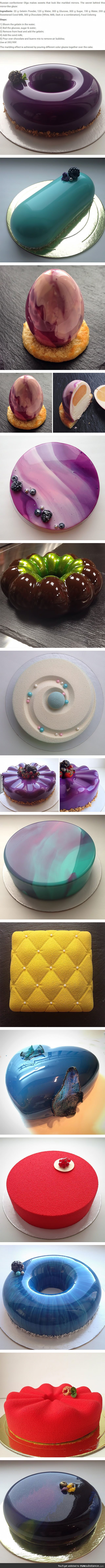 Cakes With This Mirror Finish Are Too Perfect To Be Eaten