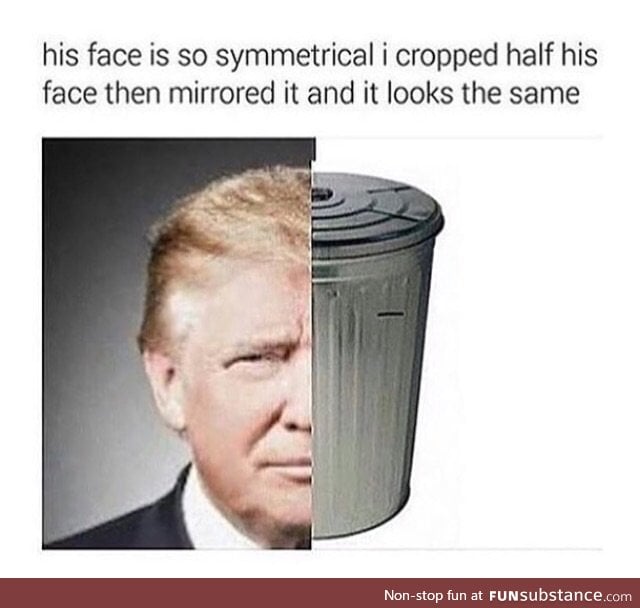 Wow symmetrical Trump