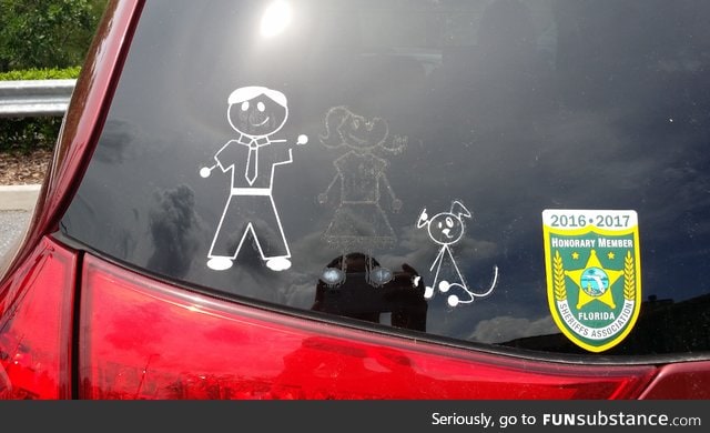 The saddest sticker family