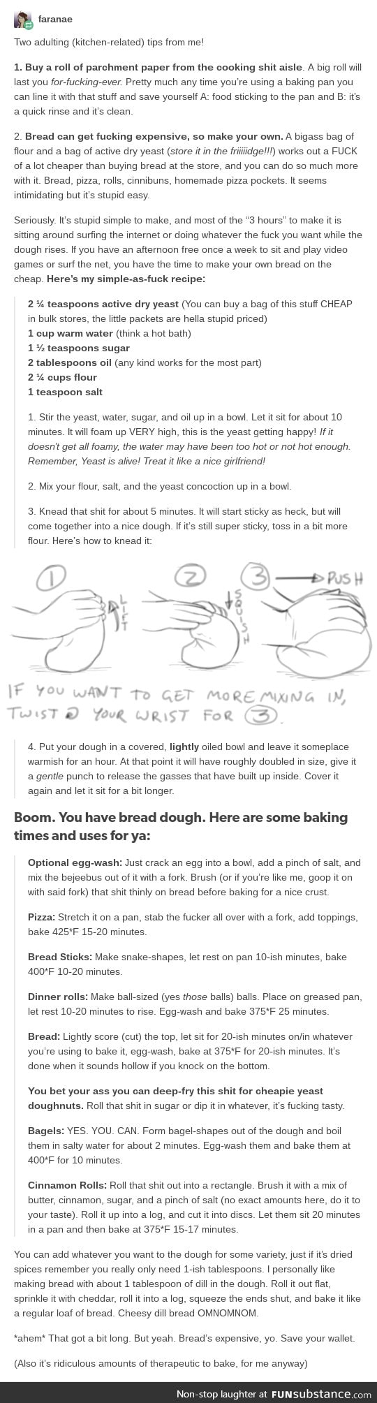 tips regarding bread