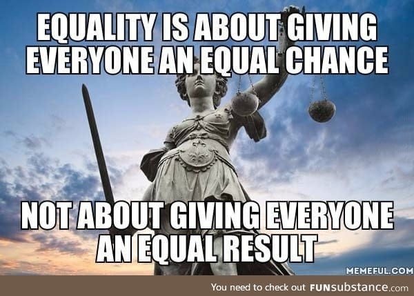 What equality means