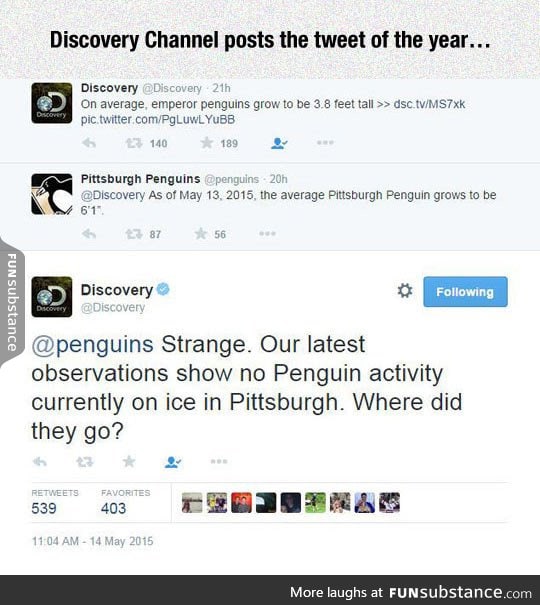 Discovery channel burn