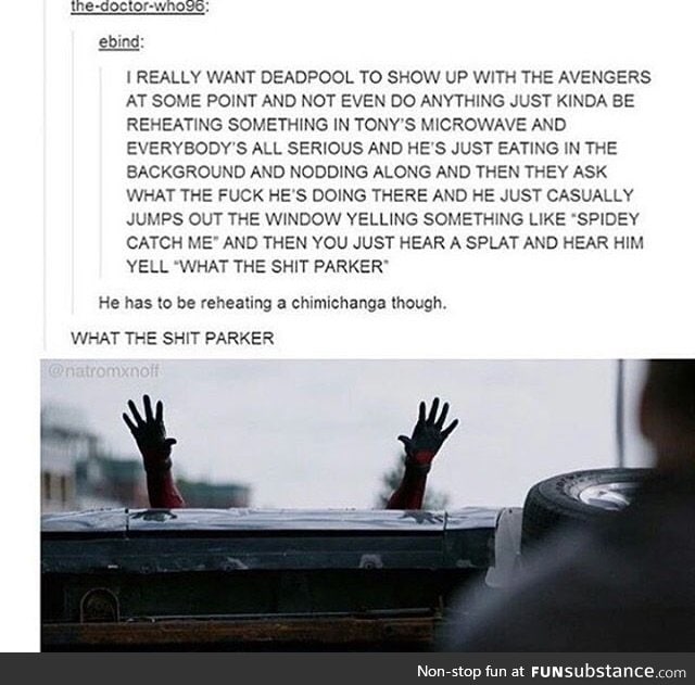 What it's like to have Deadpool in Avengers