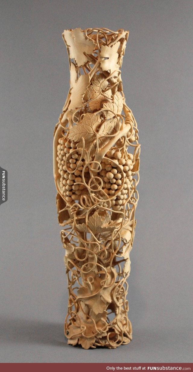 Carved from a block of wood