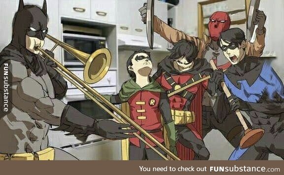 When Alfred isn't home
