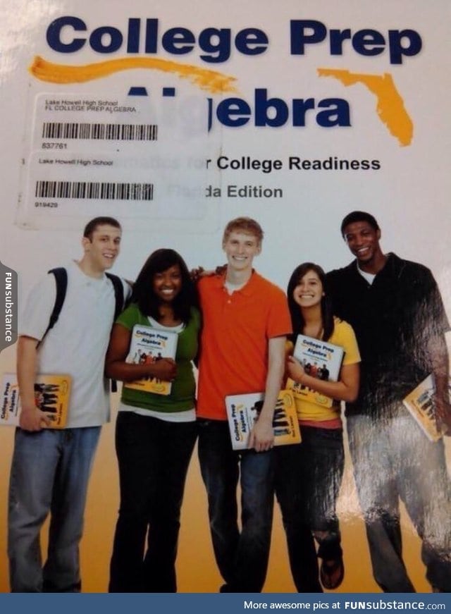 How are they already on the textbook if they are posing for it