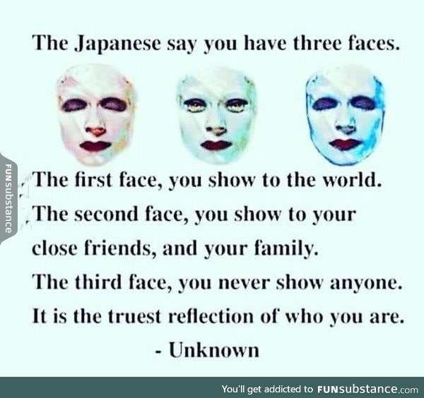 Three faces