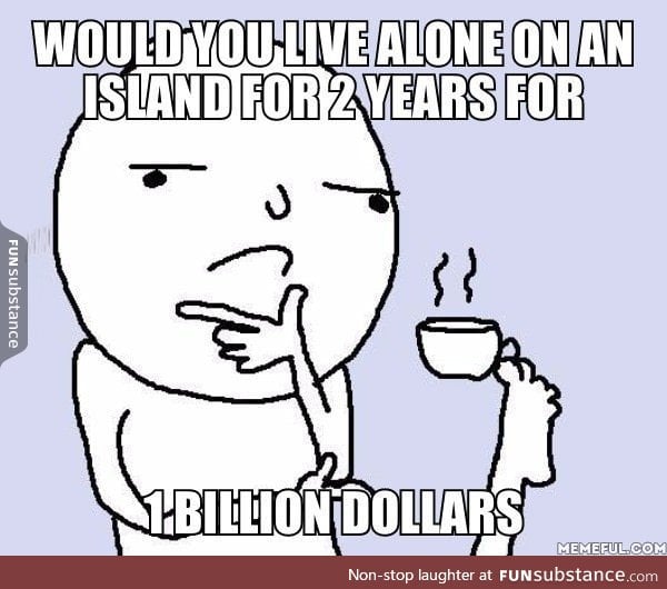 Live alone on an Island?