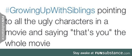 Growing up with siblings