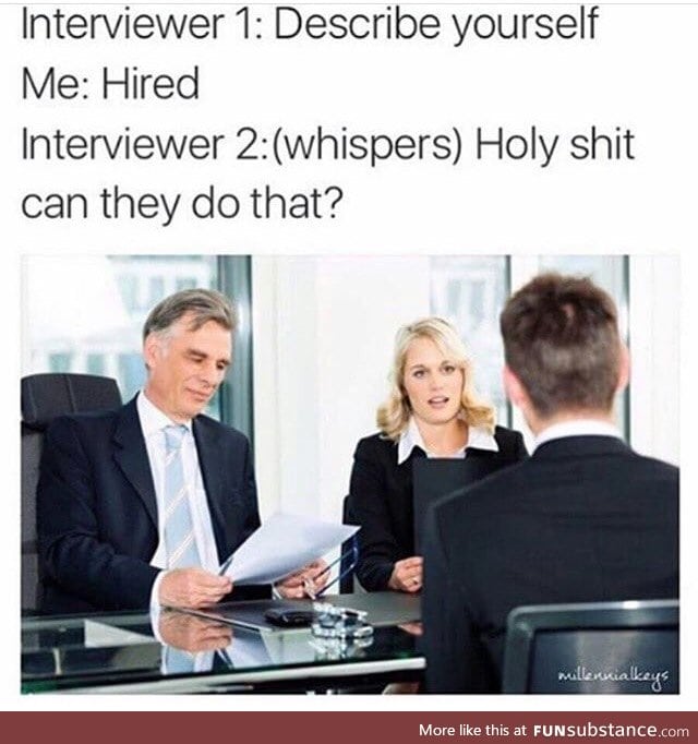 Owning a job interview