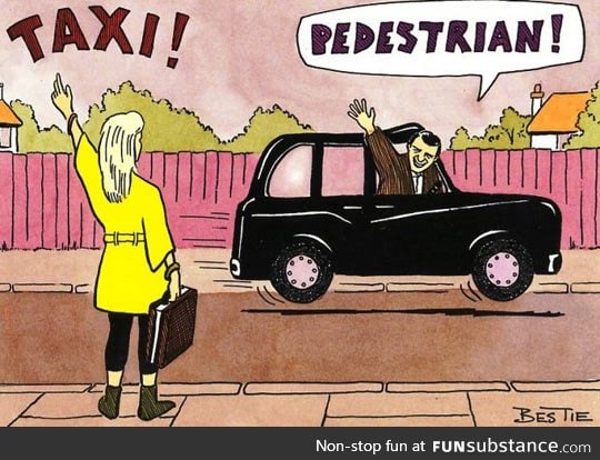 Calling for a taxi