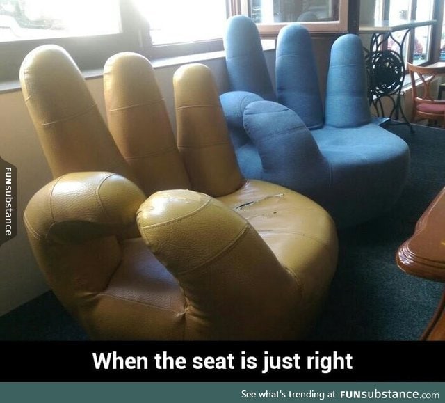 Seat just right