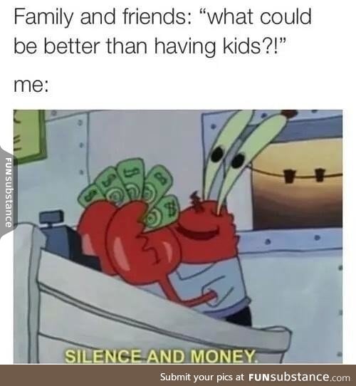 Money is best