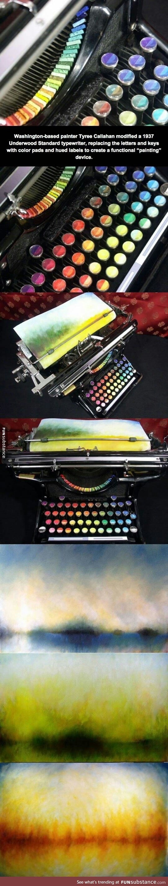 Chromatic typewriter