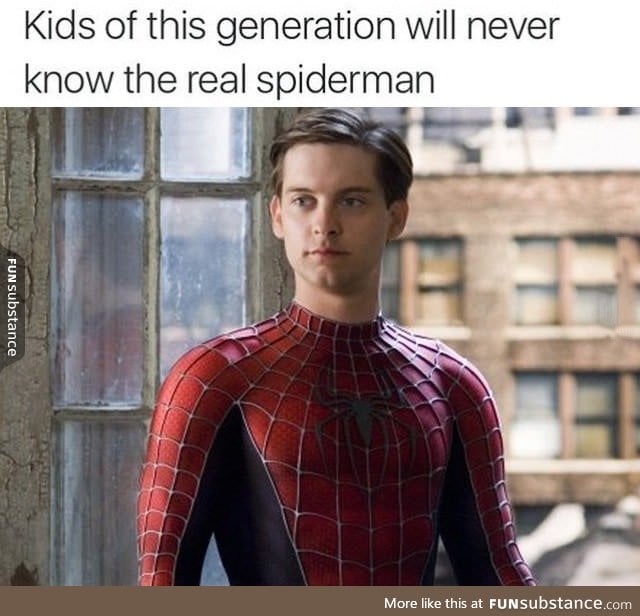 The one and only spiderman