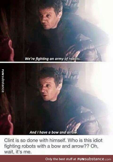 Poor Hawkeye