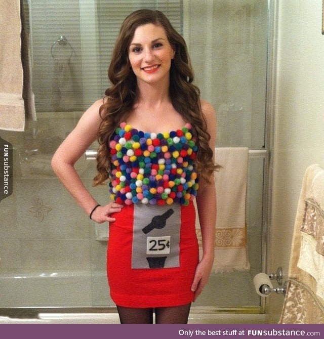 This "Gumball Machine Dress" is cute!