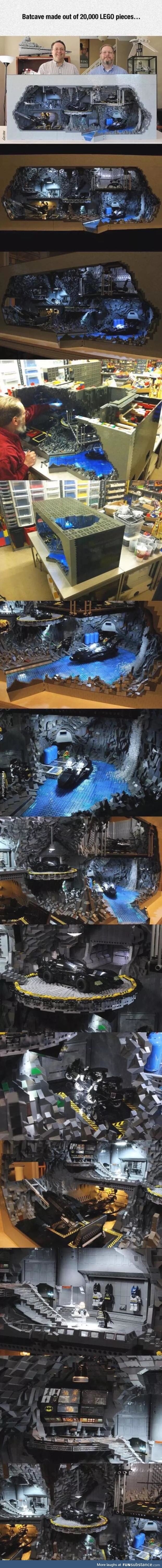 Epic Lego batcave