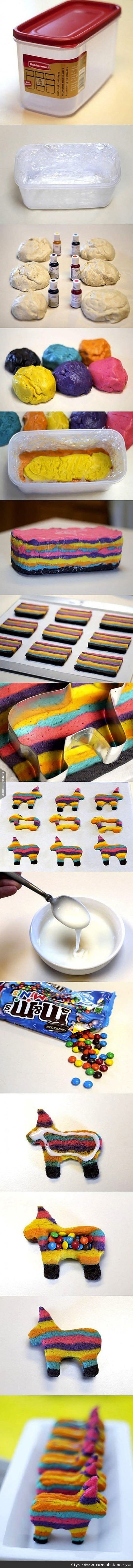 Awesome Piñata Cookies