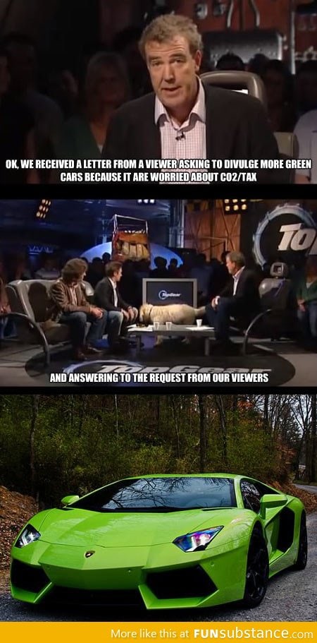 Top Gear and green cars