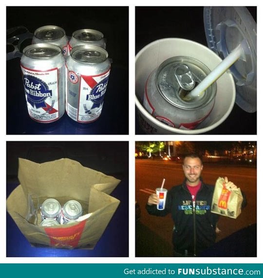 How to sneak beer into a football game