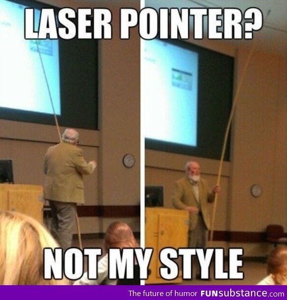 Laser pointer?